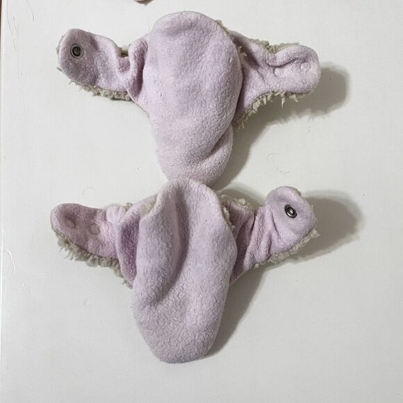 Zutano Cozie Furry Booties & Trapper Hat Set Baby Pink Girls Size 6 Months - Picture 10 of 12